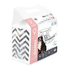 DIAPERS - Female Dog - XXL - Black Dog Panamá