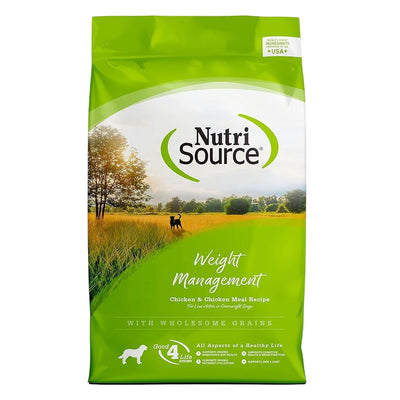 NutriSource Weight Management Alimento para Perros Adultos - Control de Peso - 4 lb