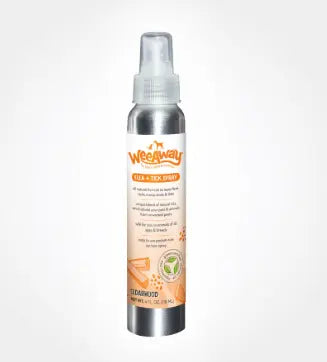 WEE AWAY FLEA & TICK SPRAY CEDARWOOD 4OZ - Black Dog Panamá