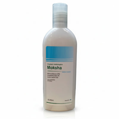 MOKSHA SHAMPOO ANTIALERGICO 250ML - Black Dog Panamá
