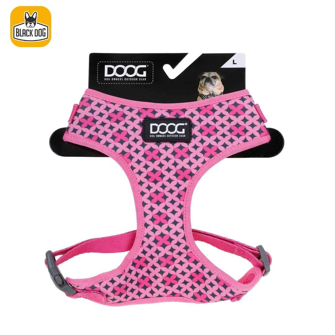 DOOG NEOFLEX DOG HARNESS TOTO XLARGE - Black Dog Panamá