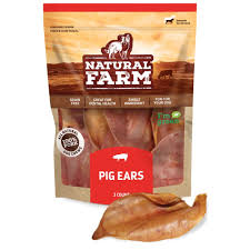 Pig Ears 3 COUNT - NATURAL FARM - Black Dog Panamá