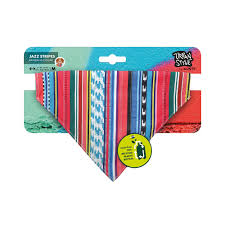 URBAN STYLE JAZZ STRIPS Bandana Collar M - Black Dog Panamá
