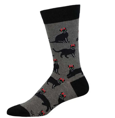 DEVILISH CATS - GRAY HEATHER - 10-13 - Black Dog Panamá