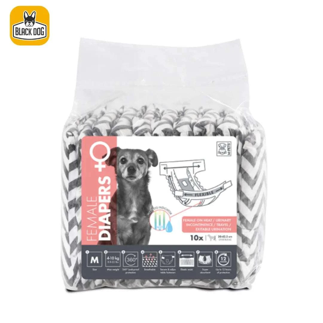 DIAPERS - Female Dog - M - Black Dog Panamá