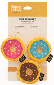 ZIPPYCLAWS MINI DONUTZ - 3 PACK - Black Dog Panamá