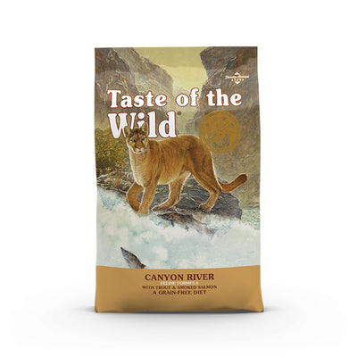 Taste of the Wild Canyon River Alimento con Trucha y Salmón para Gatos Adultos - Todas las Razas - 2 kg