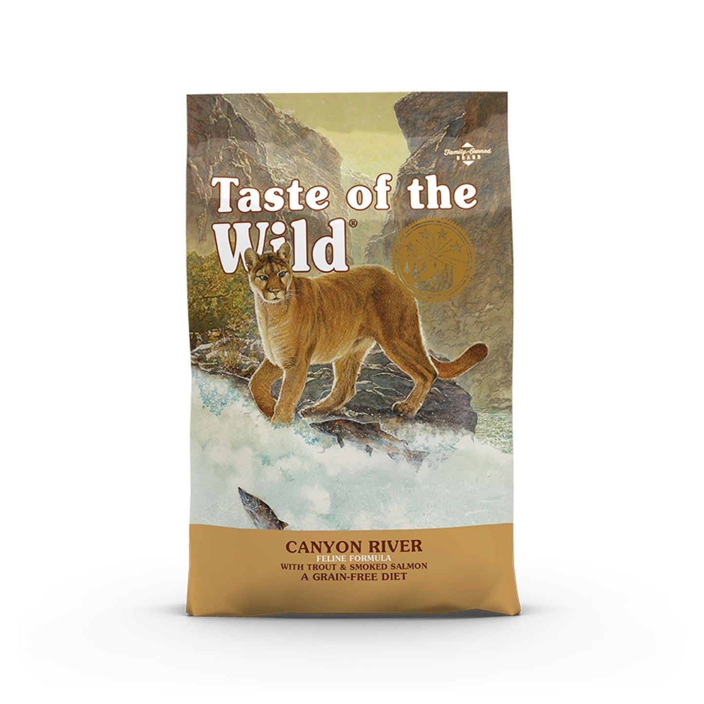 Taste of the Wild Canyon River Alimento con Trucha y Salmón para Gatos Adultos - Todas las Razas - 2 kg Black Dog Panamá