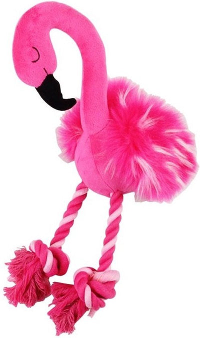 Flamingo w/ rope legs L 10pcs/mesh rope - Black Dog Panamá