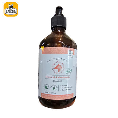 NATUR'LUXE Coconut oil and wheat protein 500ml - Black Dog Panamá