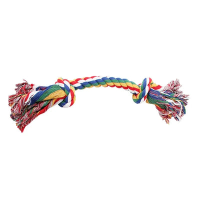 12" ROPE BONE W/2 KNOTS—MULTI COLOR - Black Dog Panamá