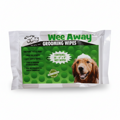 WEE AWAY GROOMING WIPES GREEN - Black Dog Panamá