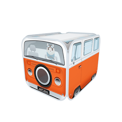 All for Paws Pop Up Minibus Hideaway Escondite Vintage 75 x 58 x 58 cm
