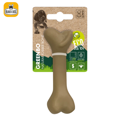 GREENBO Natural Rubber Bones - S - Black Dog Panamá