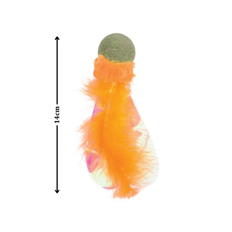 CHARMY CATNIP TOY ORANGE - Black Dog Panamá