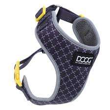 DOOG NEOFLEX DOG HARNESS ODIE XLARGE - Black Dog Panamá