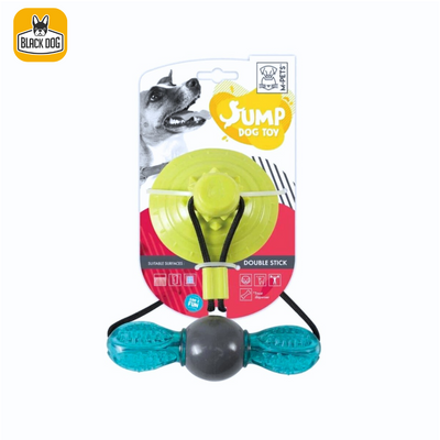 JUMP Dog Toys with Suction Cup - Double Stick - Black Dog Panamá