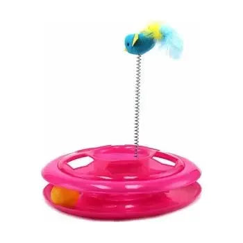 28504 PAWISE KITTY ROUNDABOUT CAT TOY - Black Dog Panamá