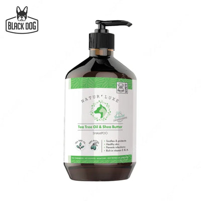 NATUR'LUXE Tea Tree Oil & Shea Butter Shampoo - 500 ml - Black Dog Panamá