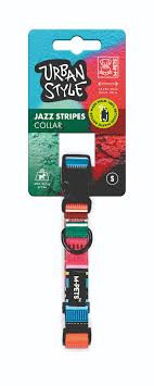 URBAN STYLE Jazz Stripes Collar M - Black Dog Panamá