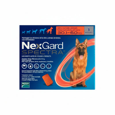 NEXGARD SPECTRA XL 30.1 - 60KG - Black Dog Panamá