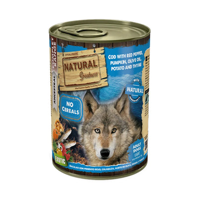 NGD BACALAO CON PIMIENTO ROJO, CALABAZA, ACEITE DE OLIVA, PATATA Y TOMILLO 400G LIGHT - Black Dog Panamá