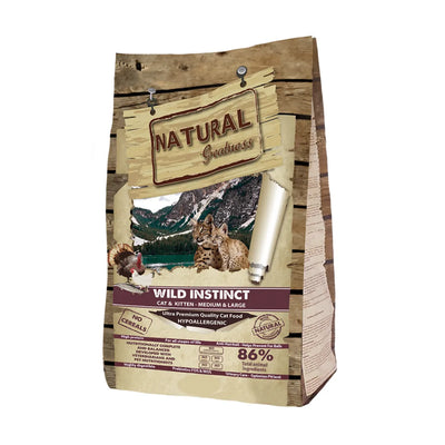 RECETA CAT WILD INSTINCT MEDIUM LARGE BREED 600G - Black Dog Panamá