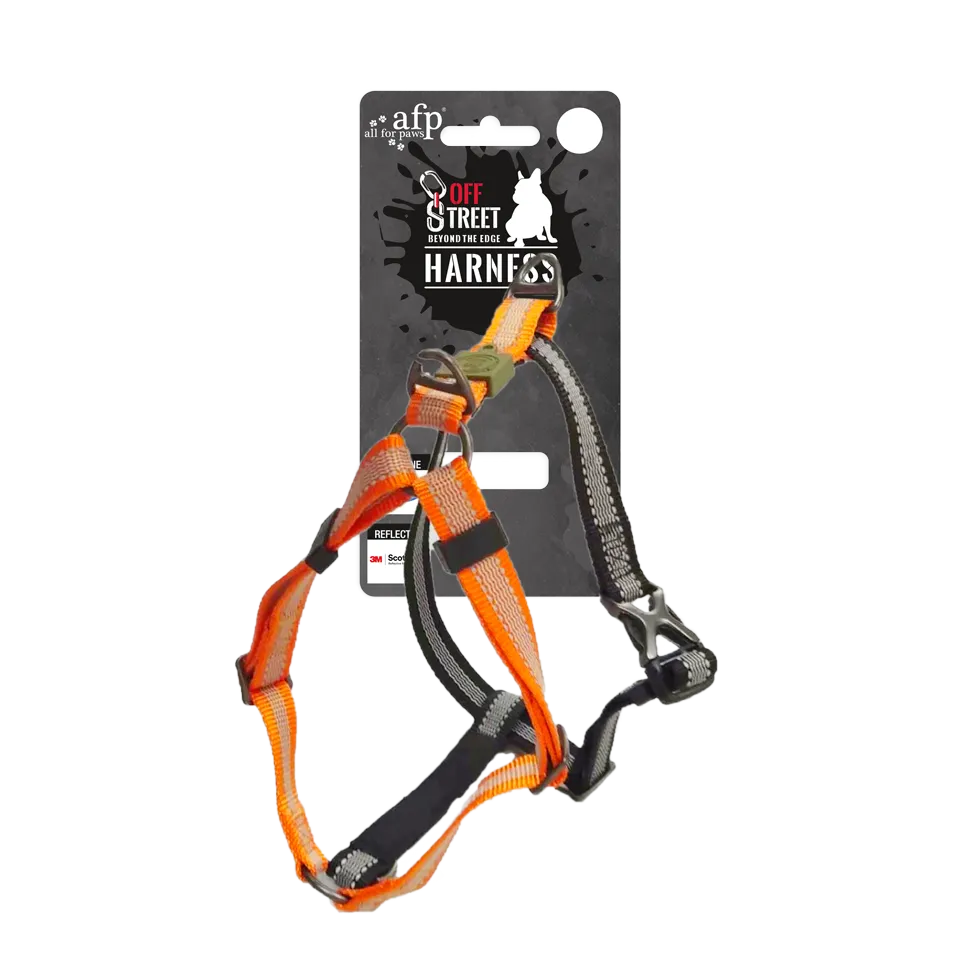 DOG NON-PULL HARNESS - TANGERINE-XL - Black Dog Panamá