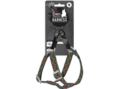 DOG STEP-IN HARNESS - CHEVRON L - Black Dog Panamá