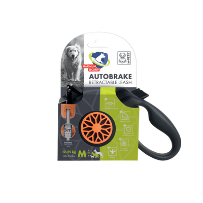MPETS AUTOBRAKE Retractable Smart Leash – M