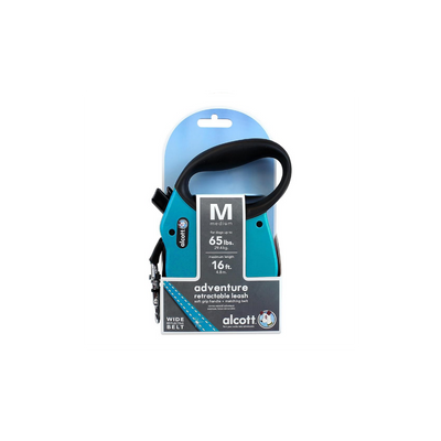 Alcott Adventure Retractable Leash Azul – M
