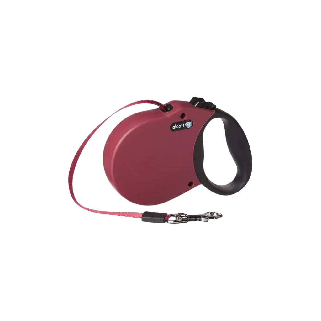 Alcott Adventure Retractable Leash Roja – M