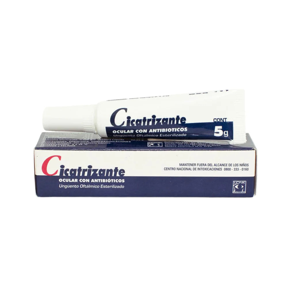 Cicatrizante Ocular con Antibióticos - 5g