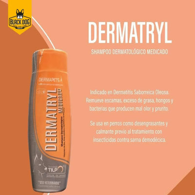 DERMATRYL MEDICADO SHAMPOO X350ML INSUVET