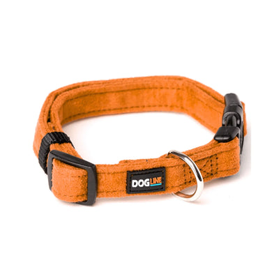 DOGLINE NYLON COLLAR MEDIUM ORANGE - Black Dog Panamá