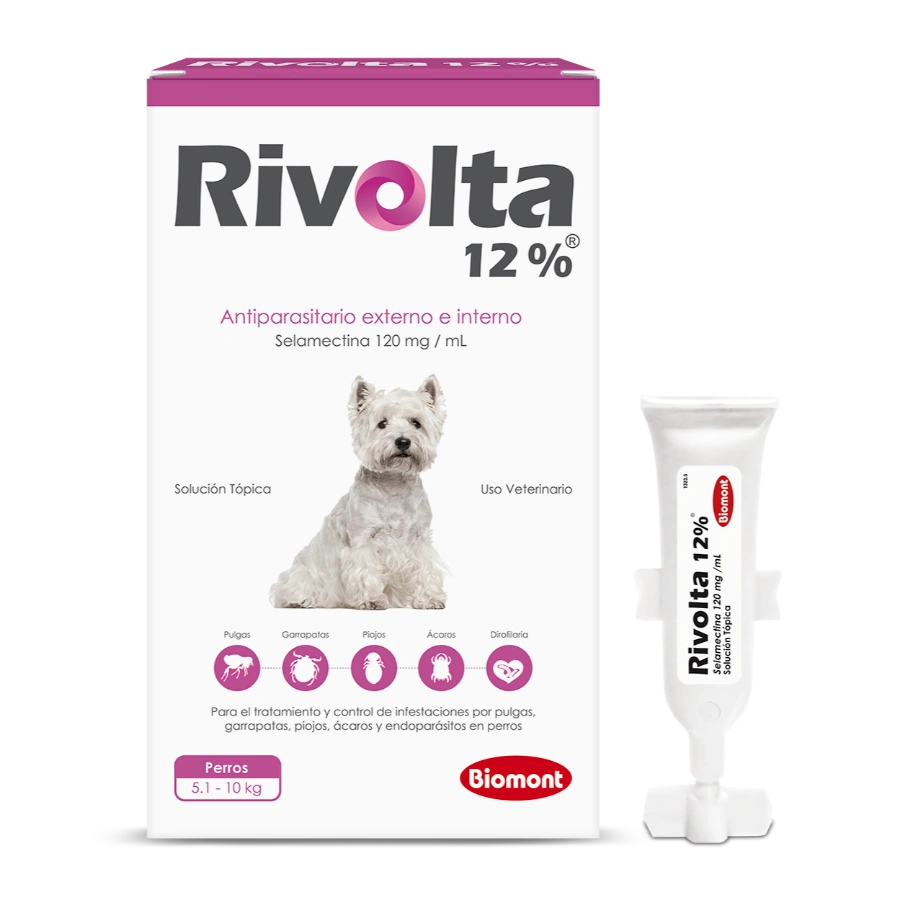 Rivolta Antiparasitario Selamectina 120mg – 5.1-10 kg