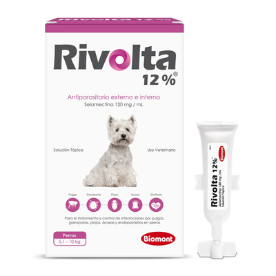 Rivolta Antiparasitario Selamectina 120mg – 5.1-10 kg
