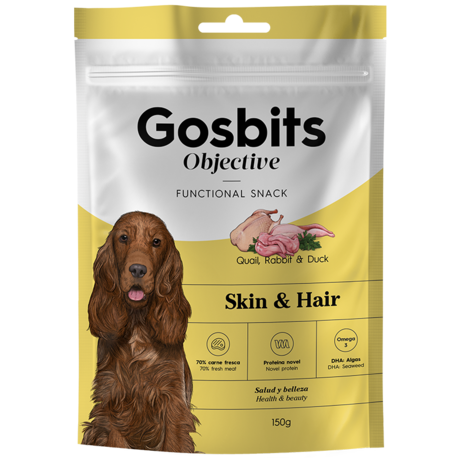 GOSBITS DOG OBJECTIVE SKIN & HAIR 150G - Black Dog Panamá