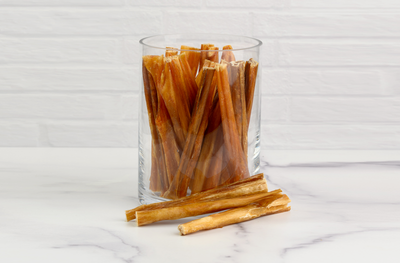 Low Odor Beef Bladder Stick – 6"