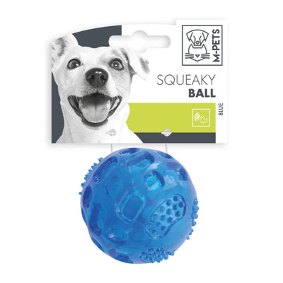 SQUEAKY Ball Blue - Ø 6.3 cm - Black Dog Panamá