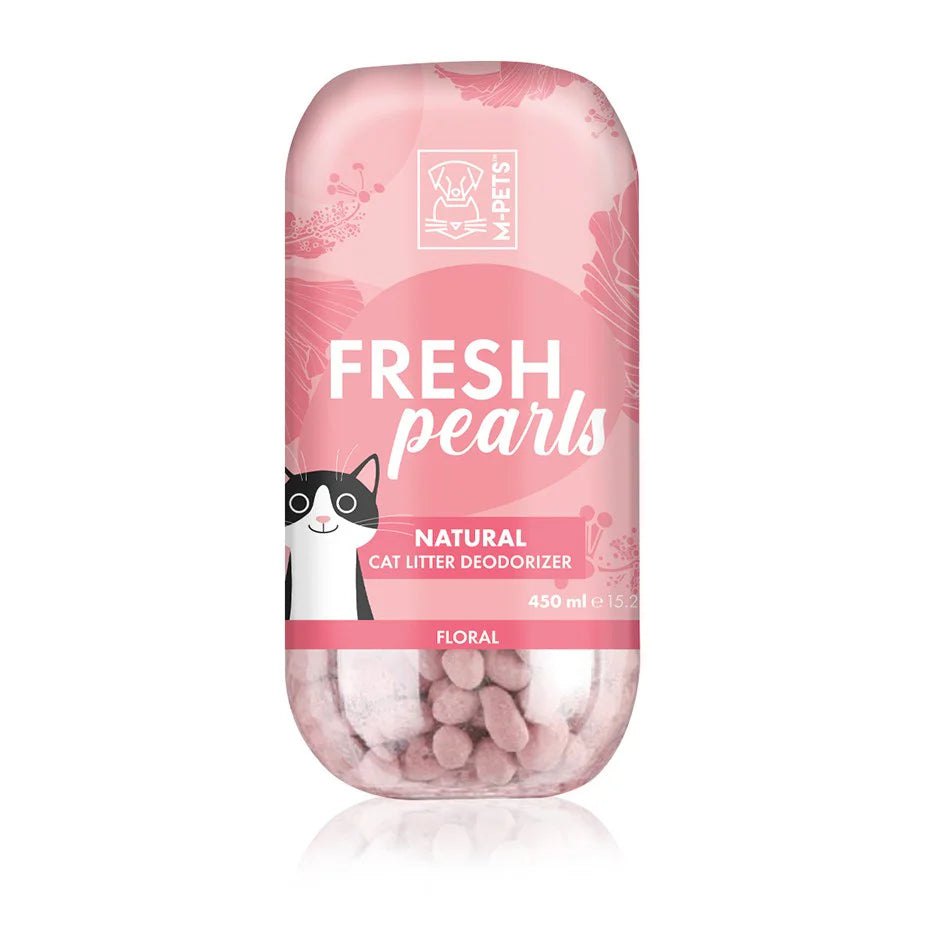 FRESH Pearls Natural Cat Litter Deodoriser - Floral 450 ml - Black Dog Panamá