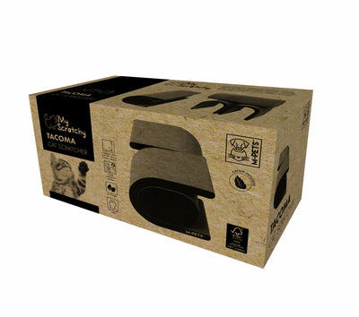 My Scratchy Cat Rascador de Cartón – TACOMA - Black Dog Panamá
