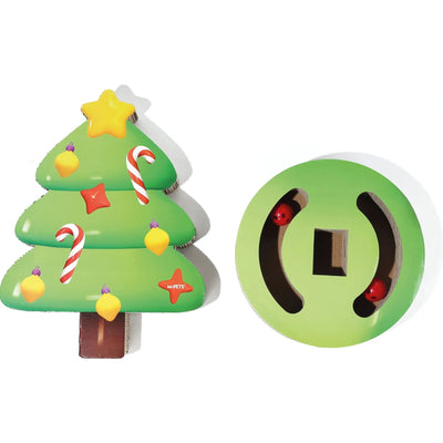 Christmas toy - Festive Tree cat scratcher - Black Dog Panamá