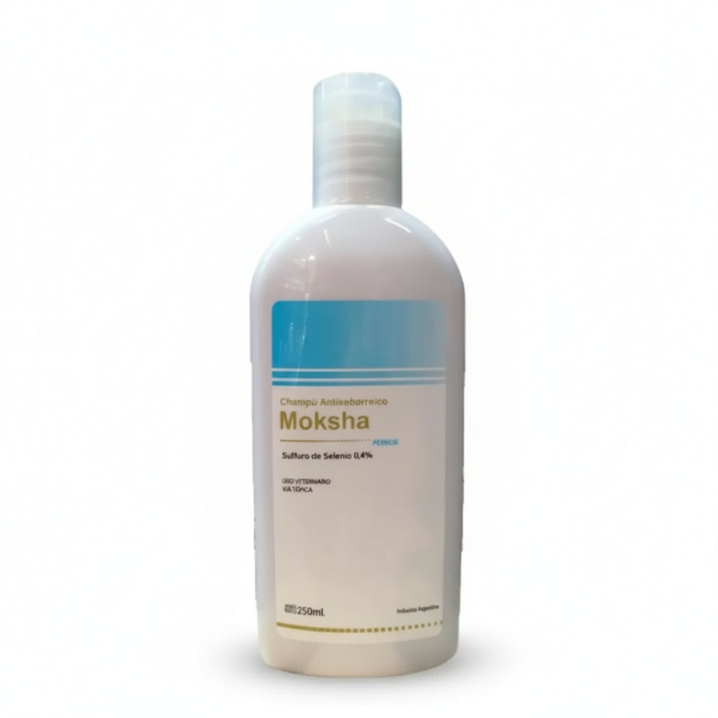 MOKSHA SHAMPOO ANTISEBORREICO 250ML Black Dog Panamá