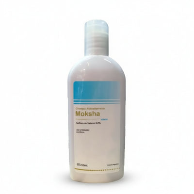 MOKSHA SHAMPOO ANTISEBORREICO 250ML Black Dog Panamá