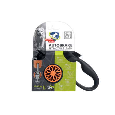 MPETS AUTOBRAKE Retractable Smart Leash – L Black Dog Panamá