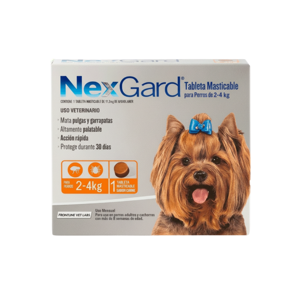 NexGard S Tableta Antiparasitaria – 2-4 kg