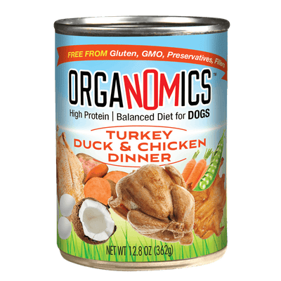 ORGANOMICS TURKEY & DUCK DINNER DOG 362G - Black Dog Panamá