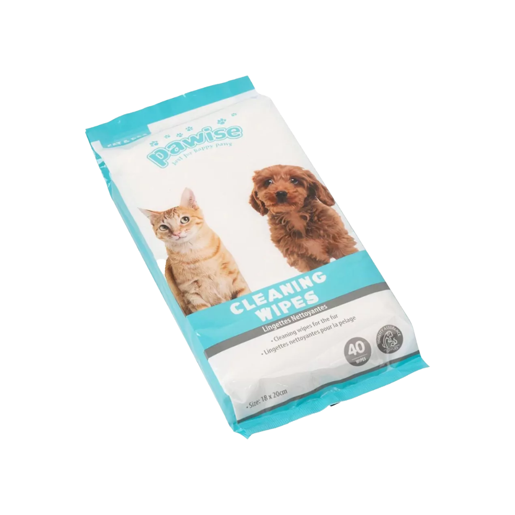 Pawise Cleaning Wipes Aloe Vera Toallitas Limpieza – 40 pcs