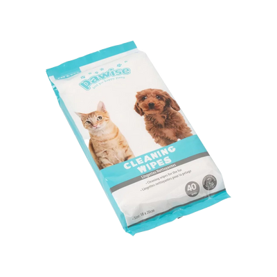 Pawise Cleaning Wipes Aloe Vera Toallitas Limpieza – 40 pcs